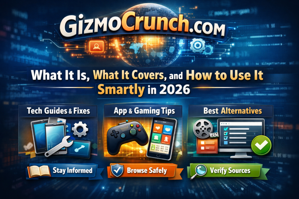 Gizmocrunch.com: What It Is, What It Covers, and How to Use It Smartly in 2026 gizmocrunch.com